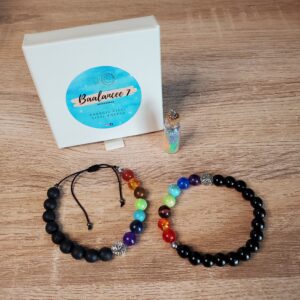 Pulsera de Chakras en piedras naturales