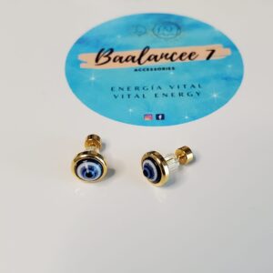 Aretes topito Ojo Turco